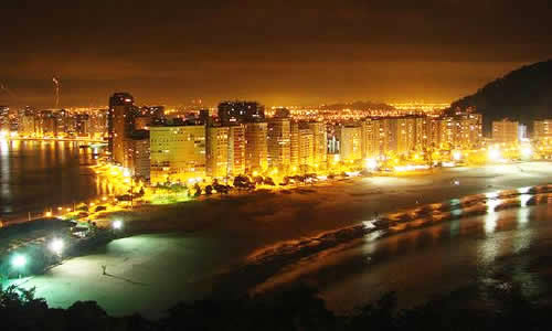 Visão Aérea da Cidade de Santos